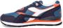 Diadora Blauwe Effen Sneakers voor Mannen - Thumbnail 2