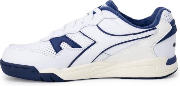 Diadora Blauwe gekleurde sneakers voor heren Blauw Heren