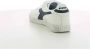 Diadora Blauwe Lage Top Gewaxte Sneakers White Heren - Thumbnail 5