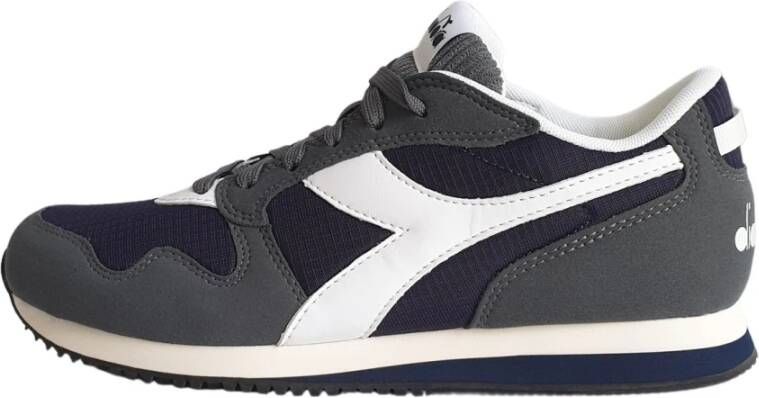 Diadora Blauwe Suède Casual Sneaker