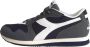 Diadora Blauwe Suède Casual Sneaker - Thumbnail 2