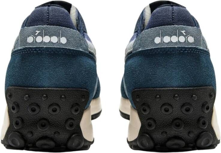 Diadora Blauwe Suède Hardloopschoenen