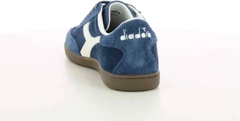 Diadora Blauwe Trainer Hairy Herenschoenen