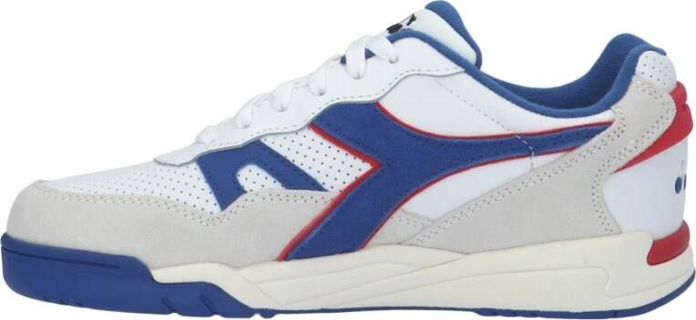 Diadora Blauw Rode Sneaker Model: Sneaker Blauw Heren