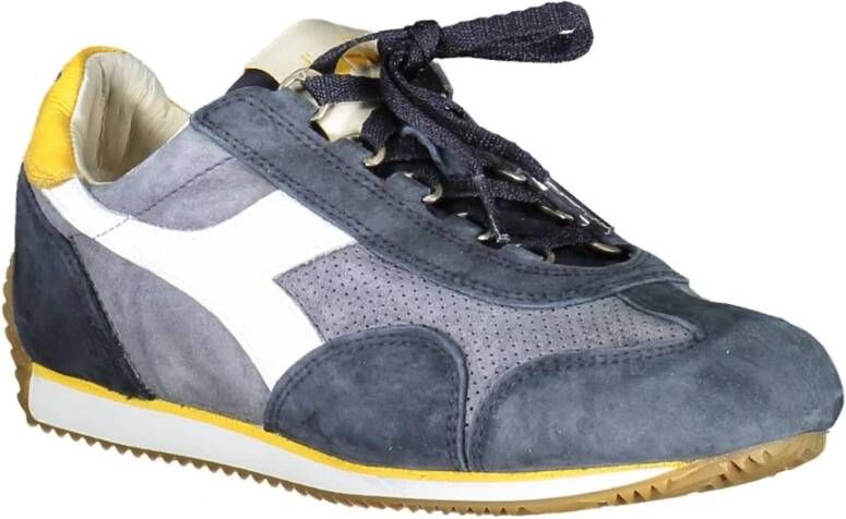 Diadora Blue Fabric Sneaker Blauw Dames