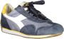 Diadora Sportieve Blauwe Veterschoenen Contrastzool Blue - Thumbnail 2
