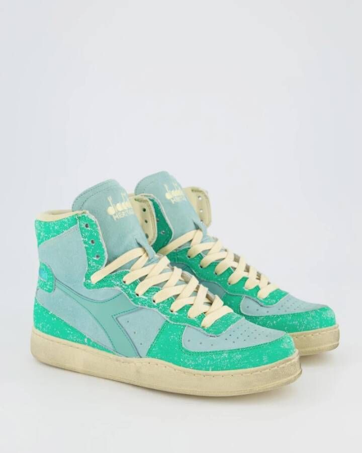 Diadora Blush Basket Sneakers Green Dames