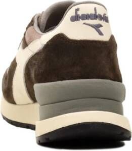 Diadora Bruine Lage Sneakers voor Mannen Brown Heren