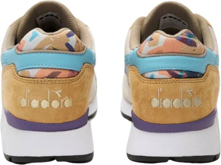 Diadora Camo Gray Retro Running Sneakers