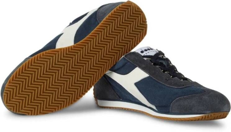Diadora Canvas Heritage Sneakers Stone Wash Blue