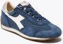 Diadora Canvas Stone Wash Sneakers Blue Heren - Thumbnail 3