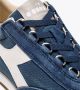 Diadora Canvas Stone Wash Sneakers Blue Heren - Thumbnail 6