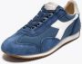 Diadora Canvas Stone Wash Sneakers Blue Heren - Thumbnail 8