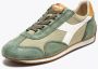 Diadora Canvas Stone Wash Sneakers Green Heren - Thumbnail 3