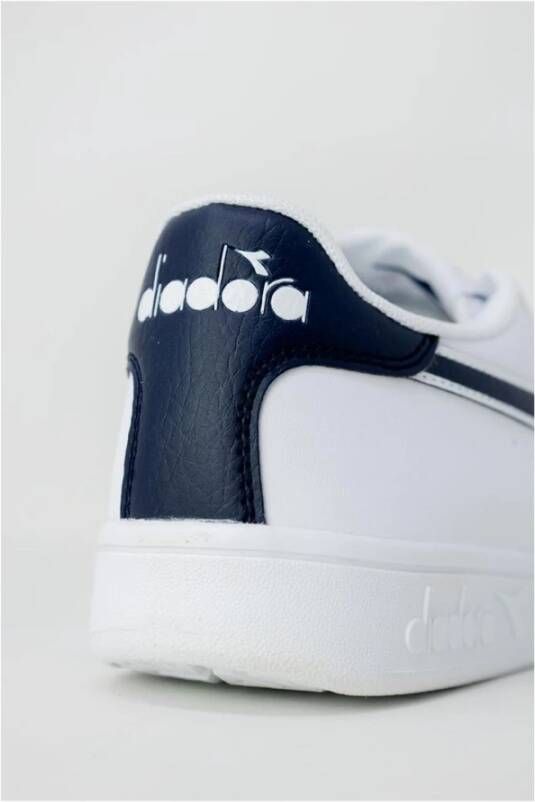 Diadora Casual leren sneakers met 3 5 cm hak White Heren