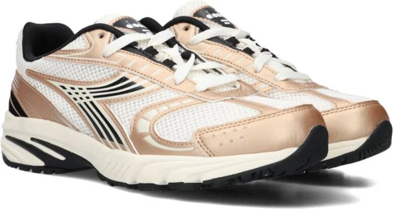 Diadora Champagne Lage Sneakers voor Vrouwen Multicolor Dames