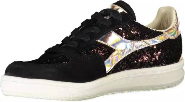 Diadora Chique Zwarte Contrast Sneakers