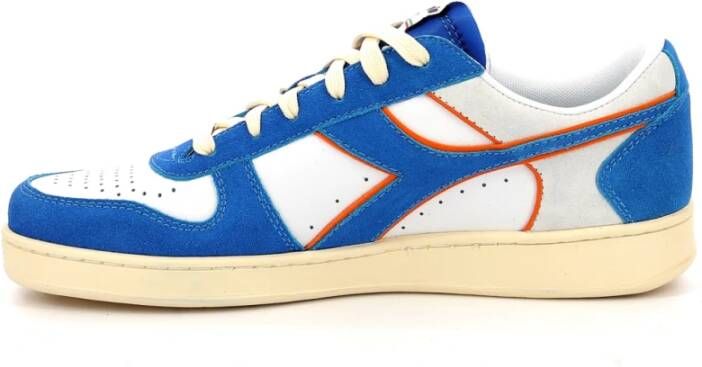 Diadora Comfortabele Lage Sneakers Blauw Heren