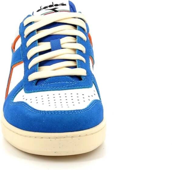 Diadora Comfortabele Lage Sneakers Blauw Heren