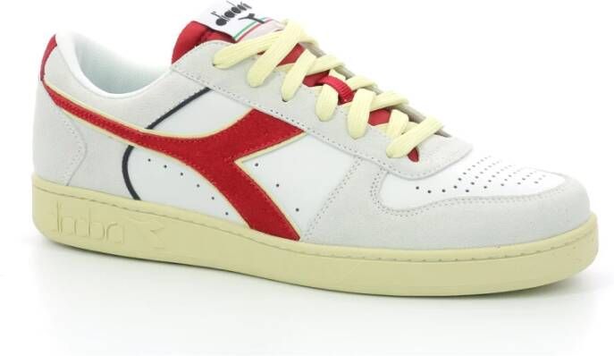 Diadora Comfortabele Lage Sneakers Wit Heren