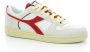 Diadora Rode Leren Sneakers voor Heren White Heren - Thumbnail 3