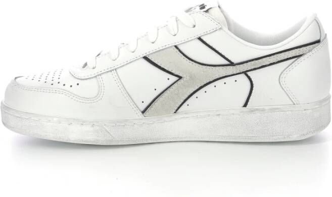 Diadora Comfortabele Lage Sneakers Wit Heren