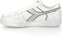 Diadora Magic Basket Low Icona Woman Lage sneakers Leren Sneaker Dames Wit - Thumbnail 5