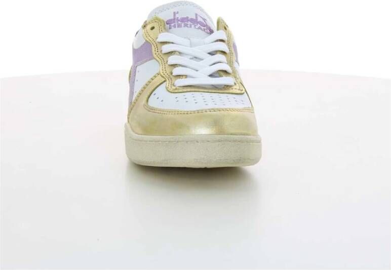Diadora Dames Gouden Lage Sneakers Multicolor Dames