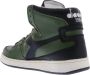 Diadora Dames Mi Basket Used Green Dames - Thumbnail 2