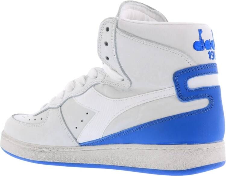 Diadora Dames Mi Basket Used Wit Blauw White Dames