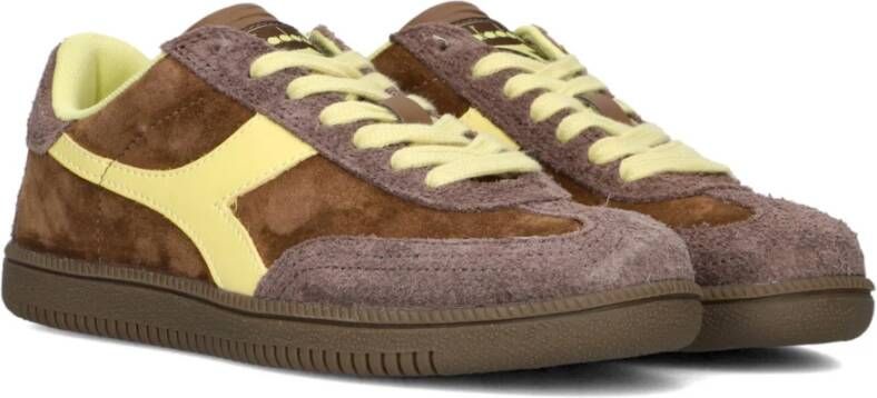 Diadora Dames Trainer Hairy Sneakers Bruin