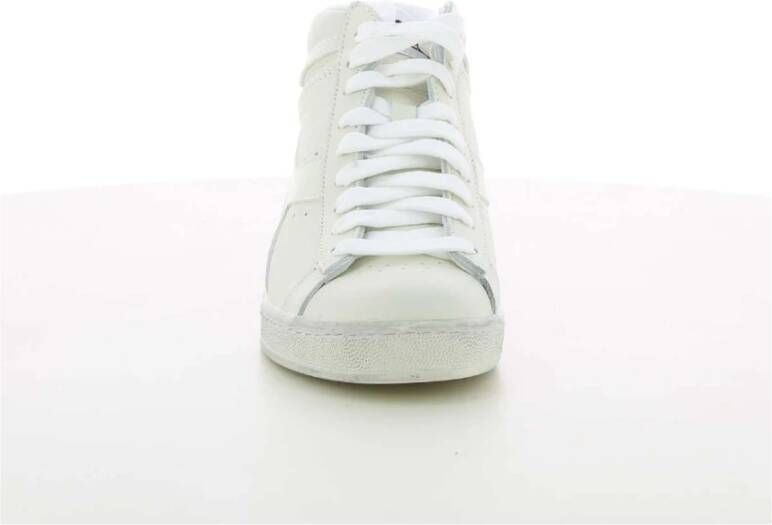 Diadora Dames Witte High Top Sneakers White Dames