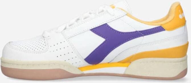 Diadora Davis Leather Sneakers Wit Heren