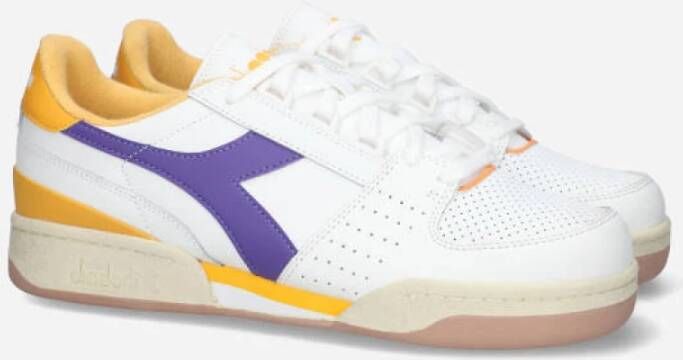 Diadora Davis Leather Sneakers Wit Heren