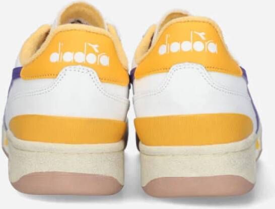 Diadora Davis Leather Sneakers Wit Heren