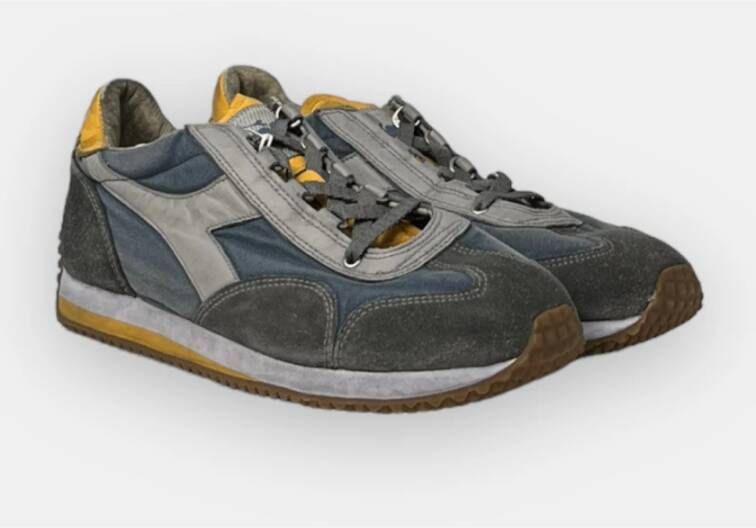 Diadora Dirty Stone Wash Sneakers Groen Heren