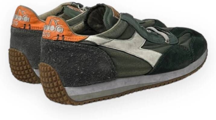 Diadora Dirty Stone Wash Sneakers Groen Heren