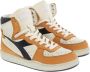 Diadora Multicolor Leren Hoge Sneakers Oranje Dames - Thumbnail 6