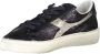 Diadora Elegante Zwarte Vetersneakers met Contrasterende Details Black Dames - Thumbnail 3