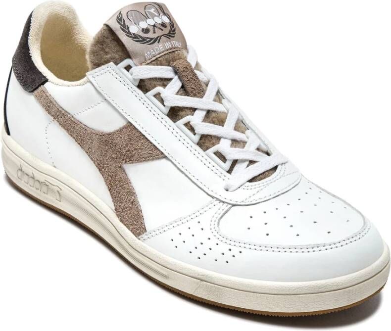 Diadora Elite Torino Italië Sport Witte Sneakers White Dames