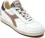 Diadora Elite Torino Italië Sport Witte Sneakers White Dames - Thumbnail 2