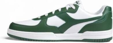 Diadora Faux Leather Sneaker Herencollectie Green Heren