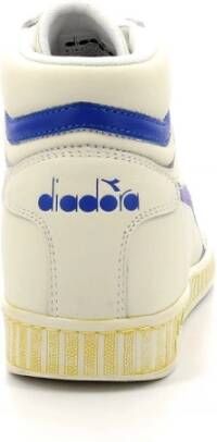 Diadora Retro Hoge Sneakers Blauw Unisex
