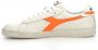 Diadora Fluo Wax Lage Sneakers White Heren - Thumbnail 6