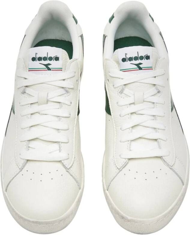 Diadora Game L Low Waxed Lage sneakers Leren Sneaker Heren Wit - Foto 7
