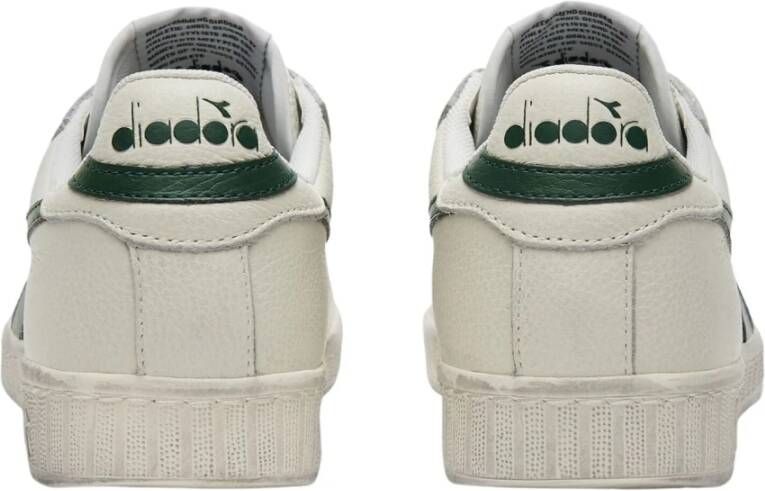Diadora Game L Low Waxed Lage sneakers Leren Sneaker Heren Wit - Foto 8