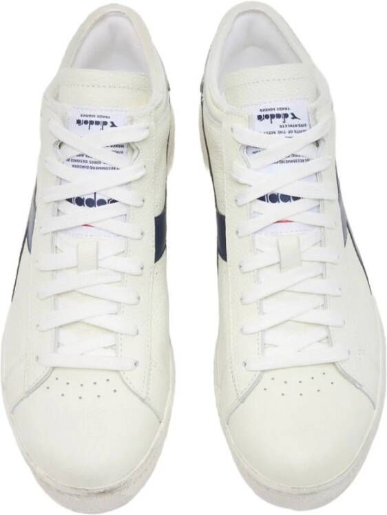 Diadora Game L Waxed Sneakers Wit Heren
