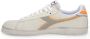 Diadora Comfortabele Low Icona Sneakers Beige Heren - Thumbnail 4