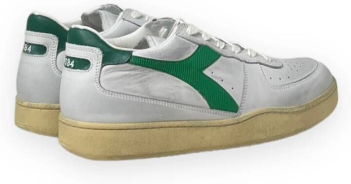 Diadora Gebruikte Lage Sneakers Wit Heren