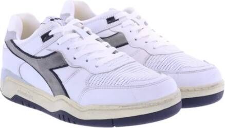 Diadora Gebruikte Synthetische B.560 Schoenen Wit Heren